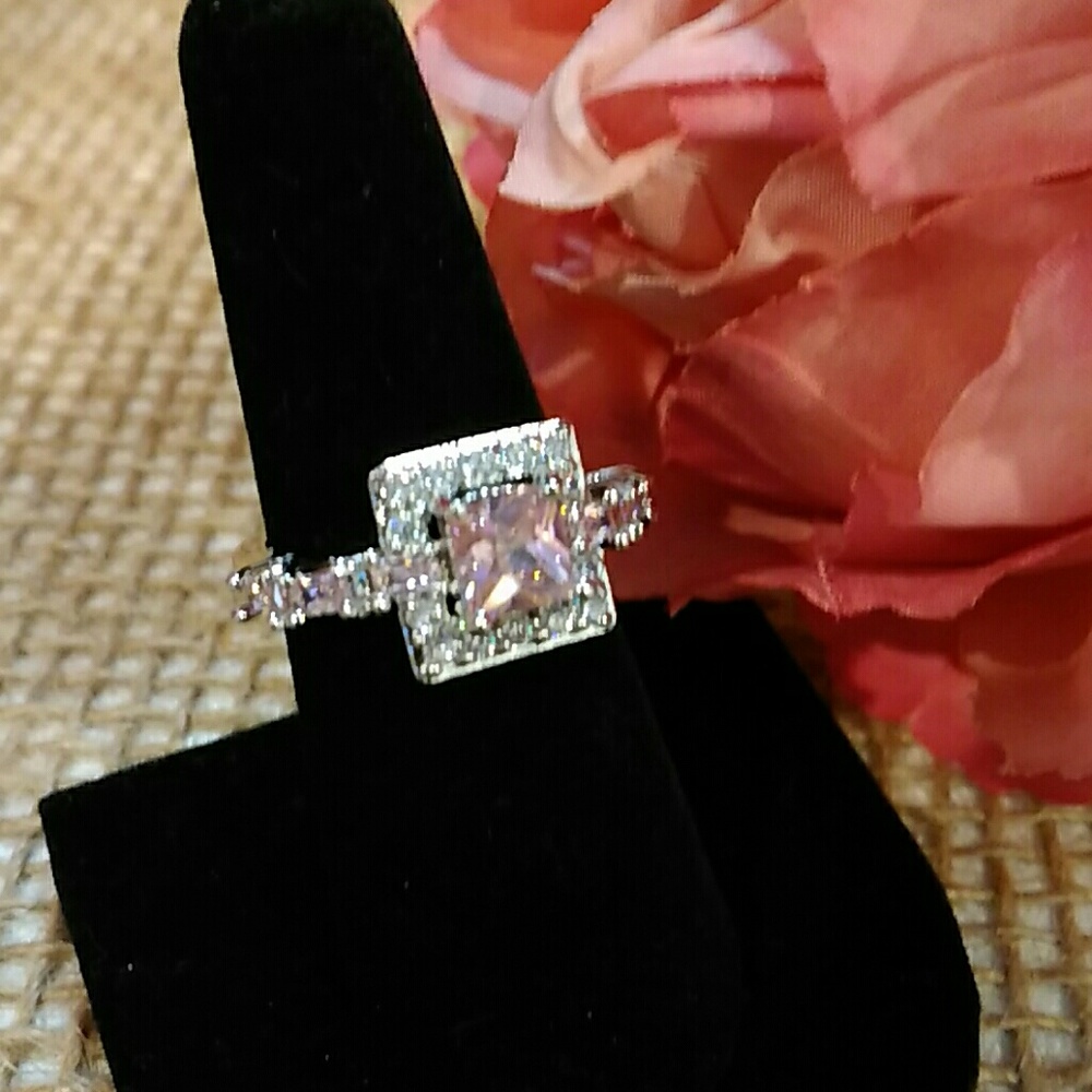 Genuine Pink Topaz Gemstone Sterling Silver 💍